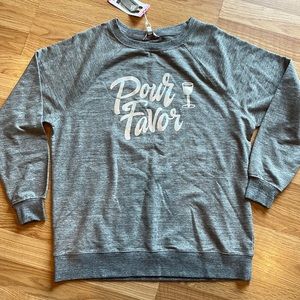 Wildfox pour favor statement sweatshirt